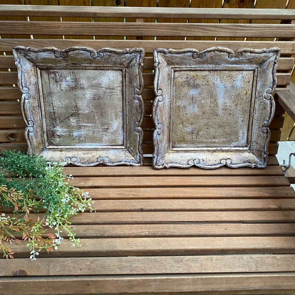 Wooden Home Decor Rustic Frame Wall Art Decor Design Painted Finish